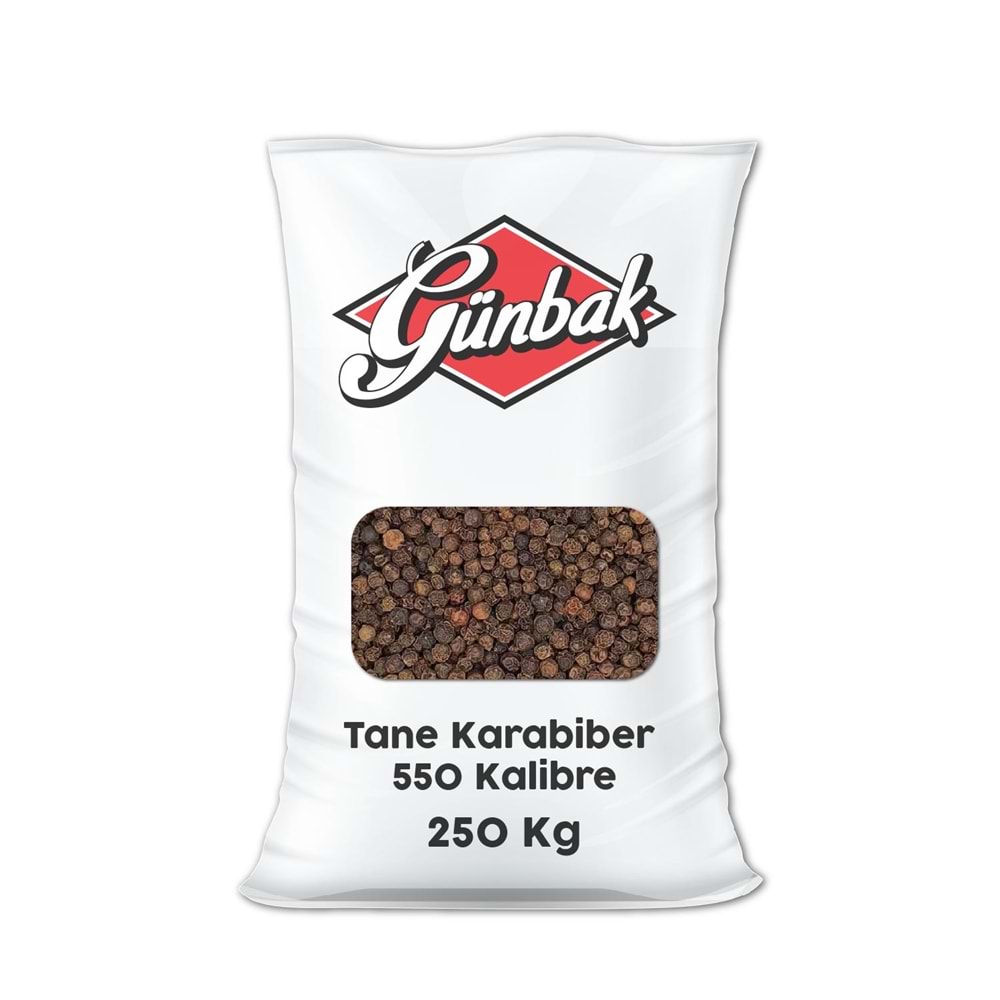 Günbak Tane Karabiber 550 Kalibre 250 Kg