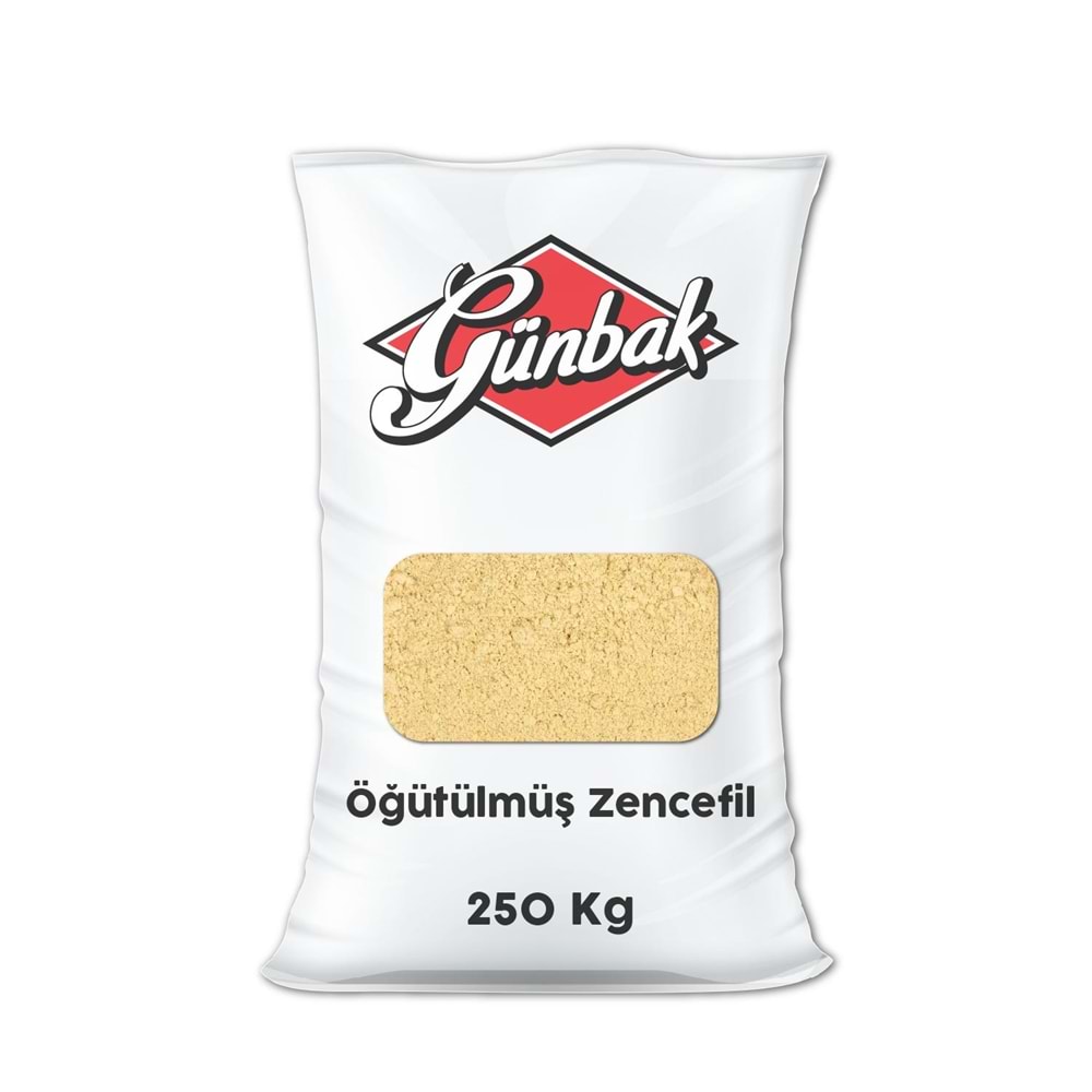 Günbak Öğütülmüş Zencefil 250 Kg