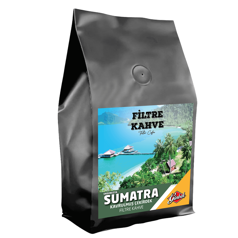 Günbak Endonezya Sumatra Kavrulmuş Çekirdek Filtre Kahve 250 Gr