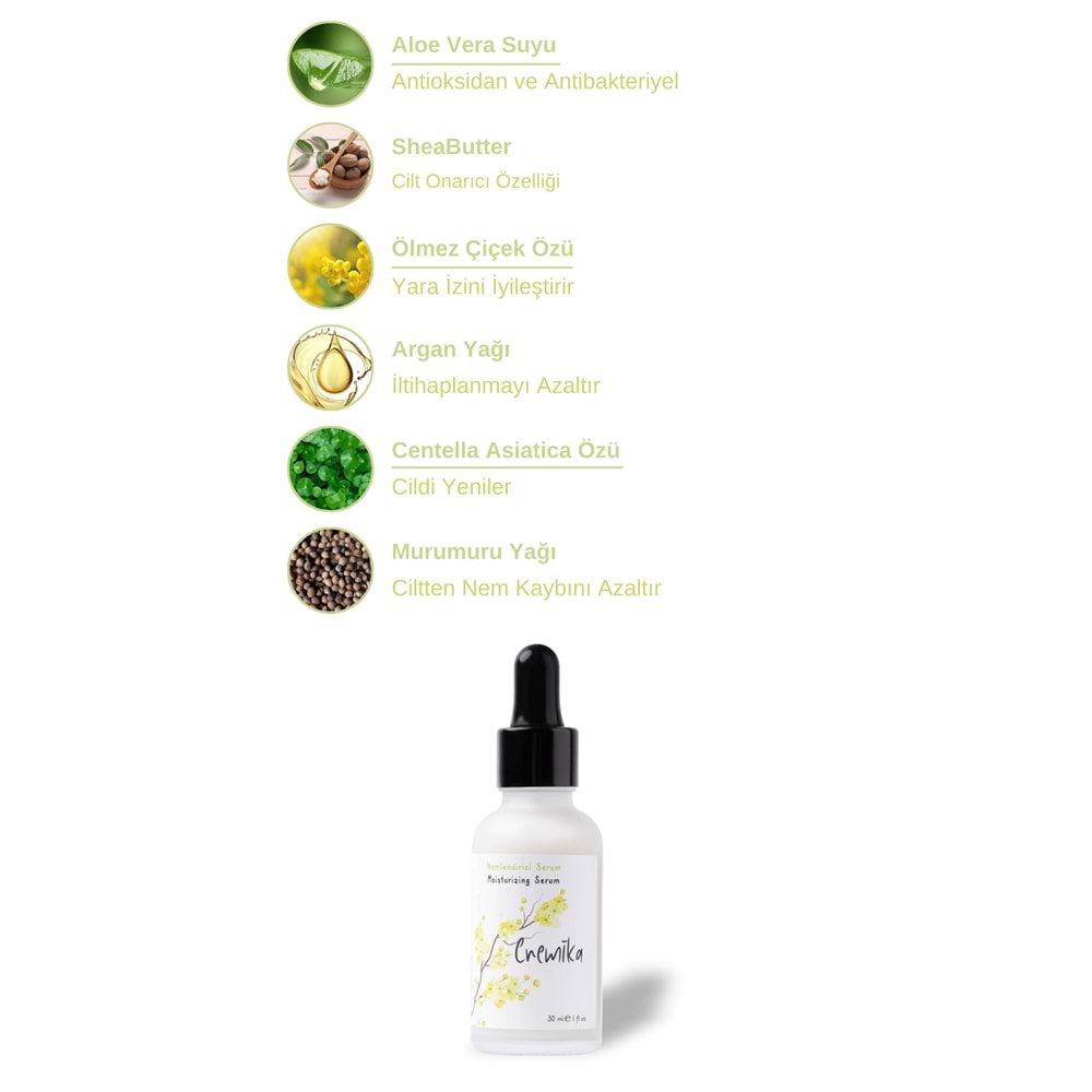 Cremika Nemlendirici Yüz Serumu 30 ML X 5 Adet