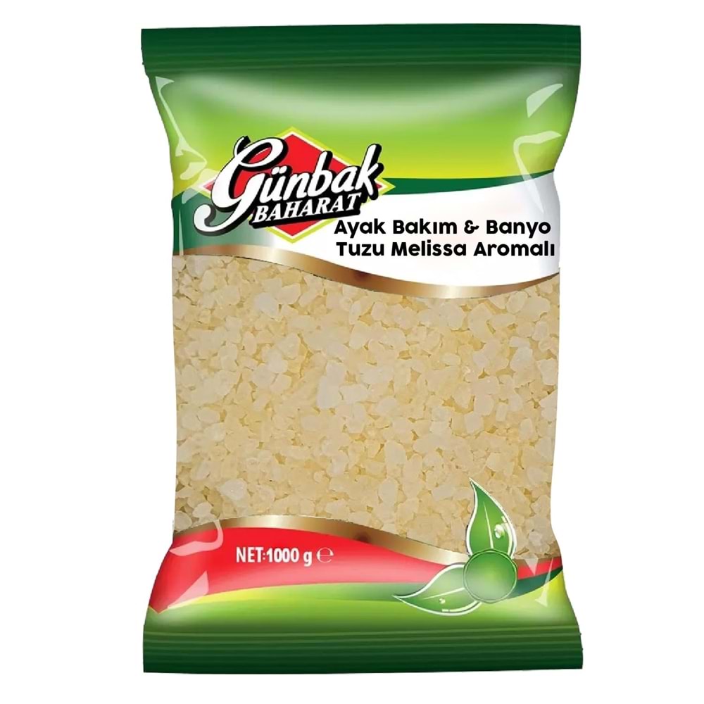 Ayak Bakım & Banyo Tuzu Melissa Aromalı Paket 1 Kg