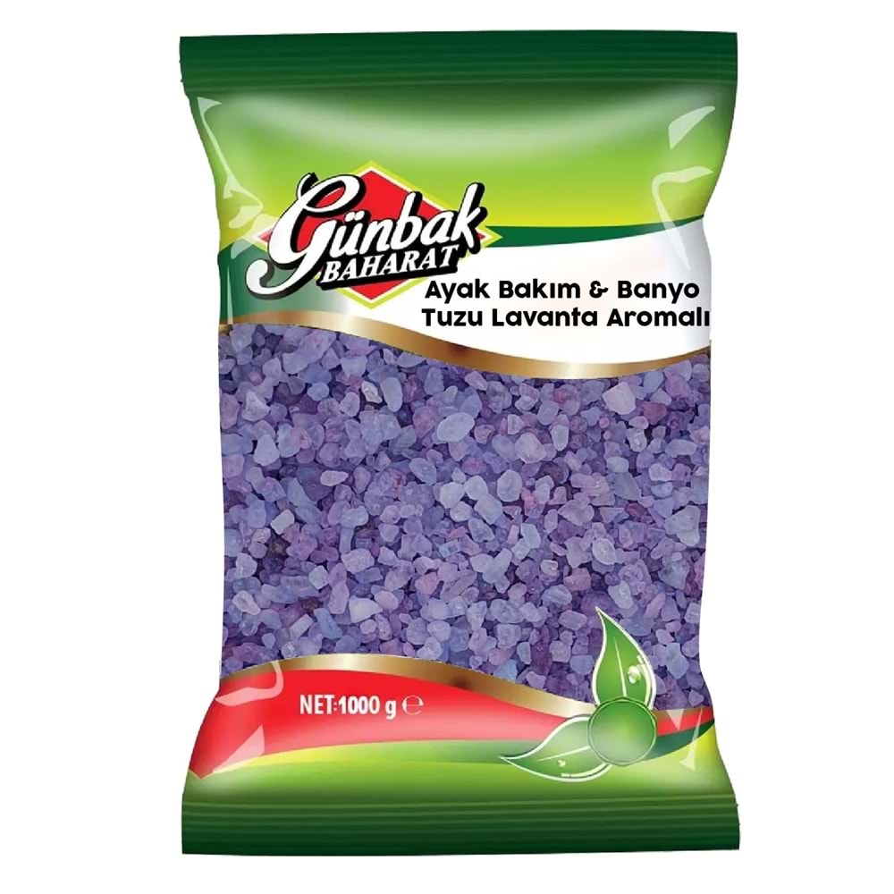 Ayak Bakım & Banyo Tuzu Lavanta Aromalı Paket 1 Kg