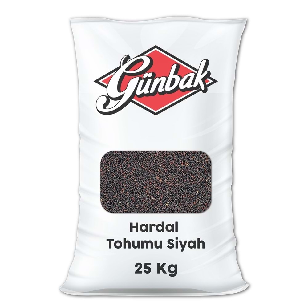 Hardal Tohumu Siyah Çuval 25 Kg