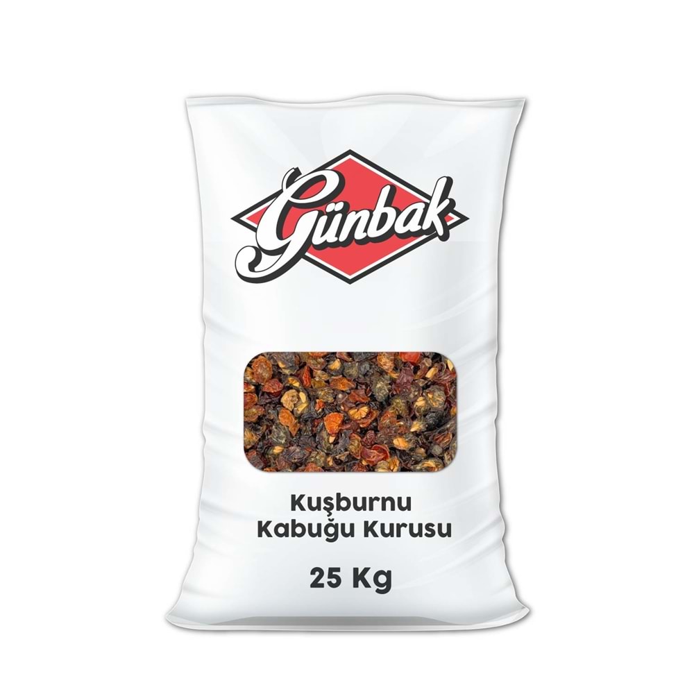 Kuşburnu Kabuğu Kurusu Çuval 25 Kg