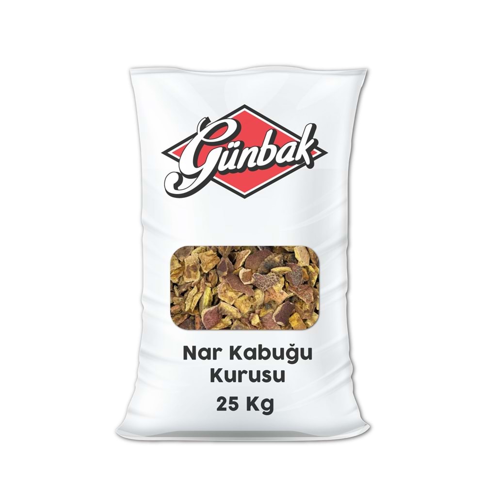 Nar Kabuğu Kurusu Çuval 25 Kg