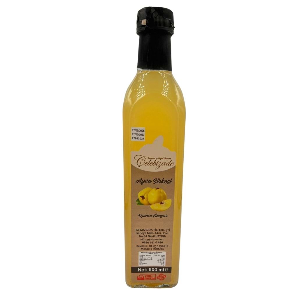 Çelebizade Ayva Sirkesi 500 ML