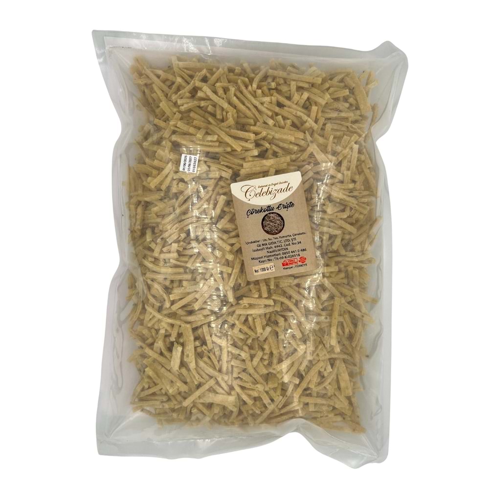 Çelebizade Çörekotlu Erişte 1 Kg