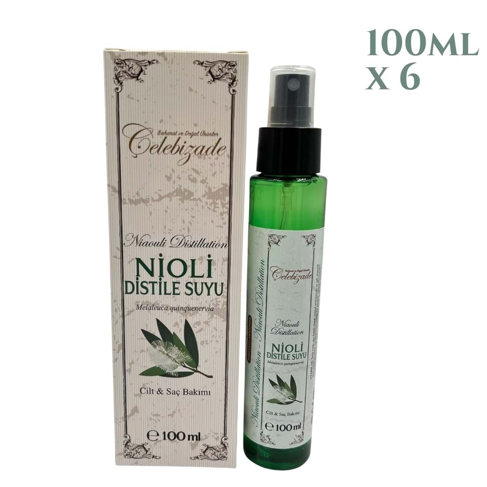 Çelebizade Nioli Distile Suyu 100 ML X 6 Adet