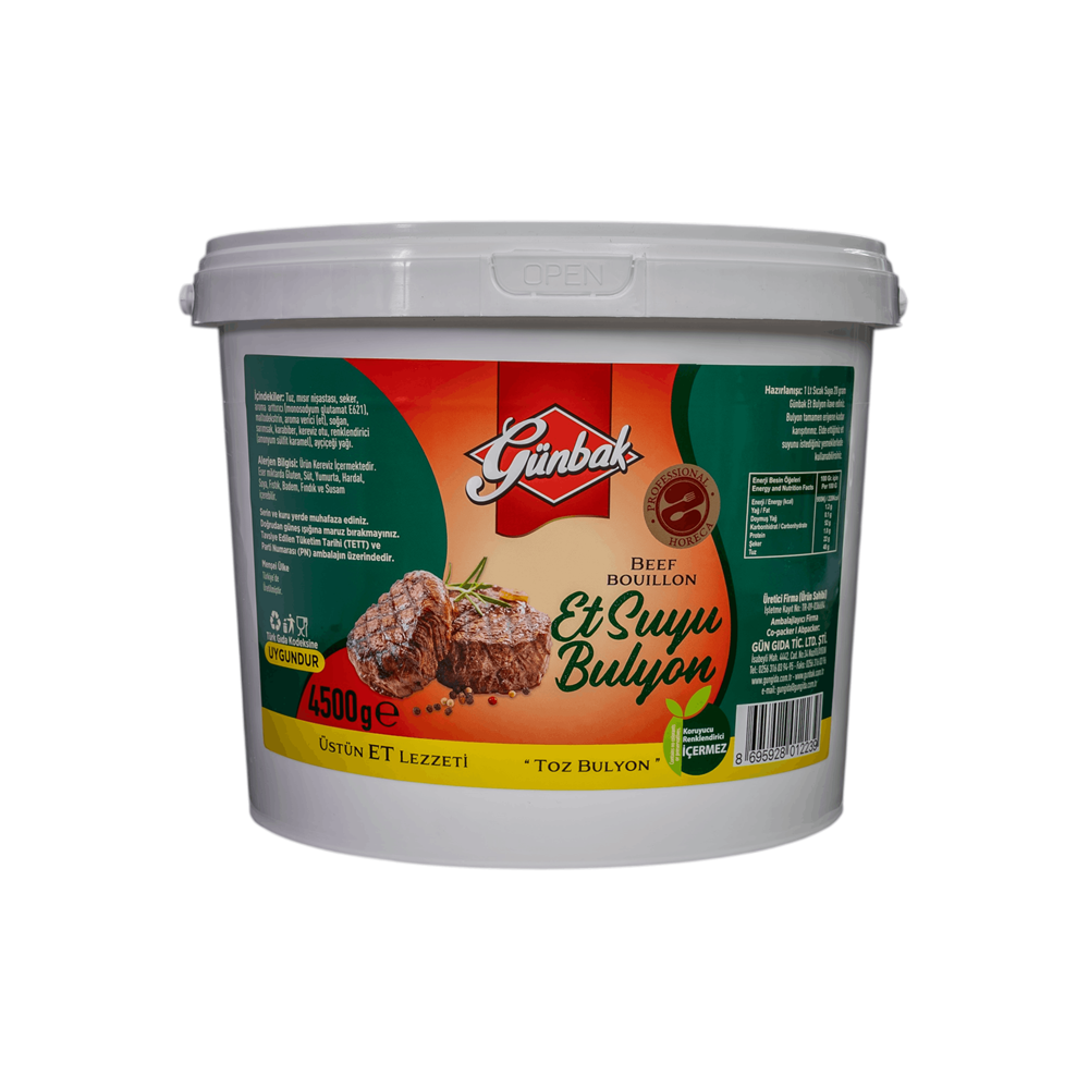 Günbak Et Suyu Bulyon Kova 4500 Gr